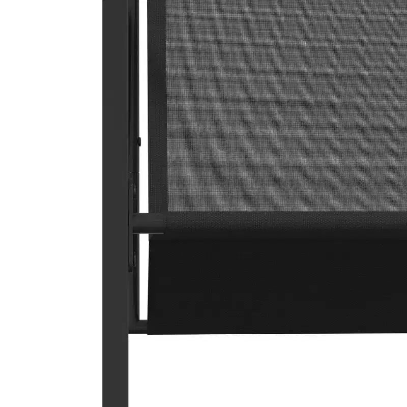 Conjunto de comedor para patio vidaXL, mesa y sillas de jardín, muebles de exterior de textileno