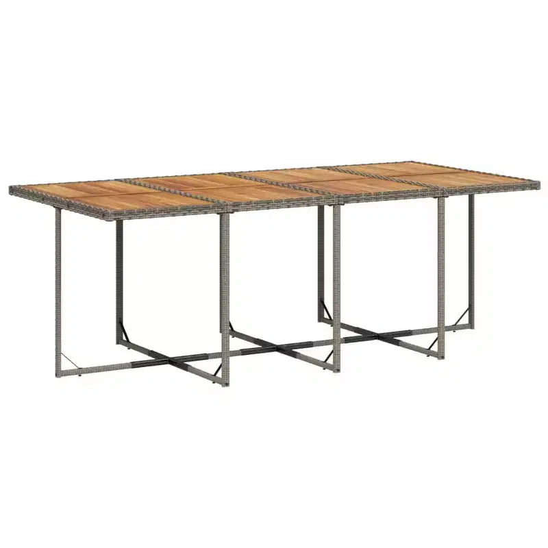 Ensemble repas de jardin vidaXL, lot de 12, gris, marron, bleu marine
