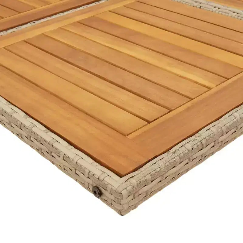 Conjunto de comedor para patio vidaXL, lote de 8 piezas, gris