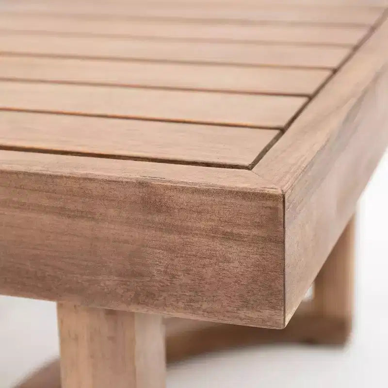 Conjunto de conversación para exterior Christopher Knight Home Aston, de madera de acacia, para 4 personas, con cojines