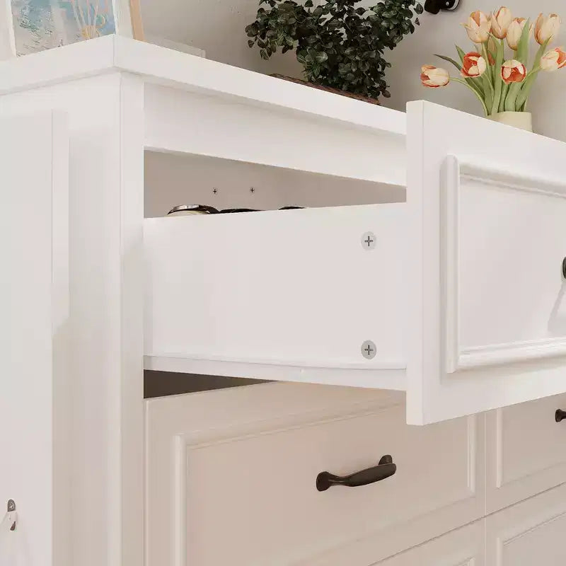 12 Drawer Closet Island Cabinet with Storage Bench