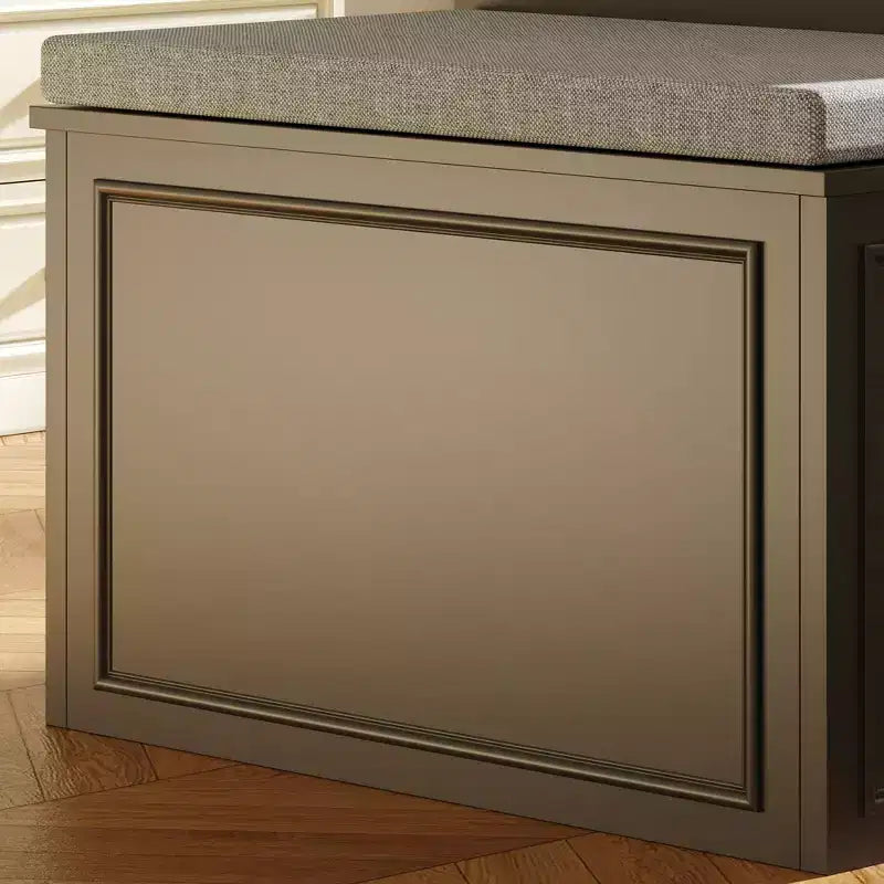 12 Drawer Closet Island Cabinet with Storage Bench
