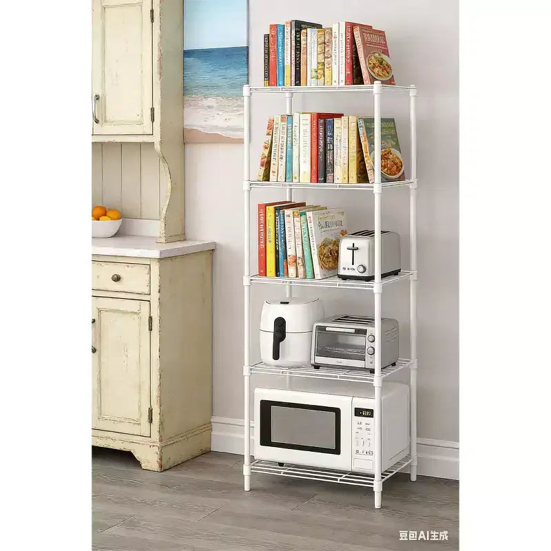 5-Tier Wire Shelving Unit, Adjustable Metal Storage for Kitchen Pantry Garage