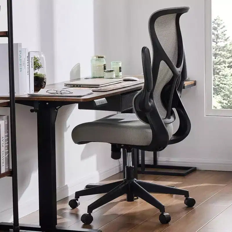 TUYOHW Ergonomic Office Chair,High Back Mesh Desk Chair with Flip-Up Armrests & 120 Recline,4 Thick Seat,275LB Capacity