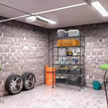48 inch L18 inch W82 inch H Wire Shelving Unit Storage Cart Metal Shelf Rolling Utility Cart 2100Lbs Capacity with 6 Tier