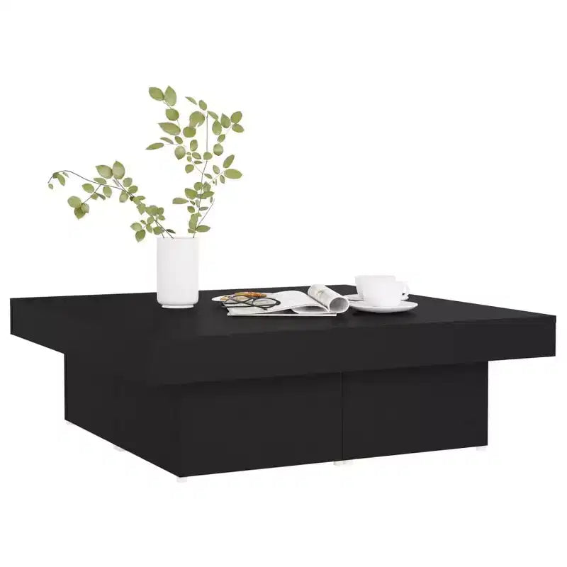 Large Modern Square Coffee Table, Engineered Wood