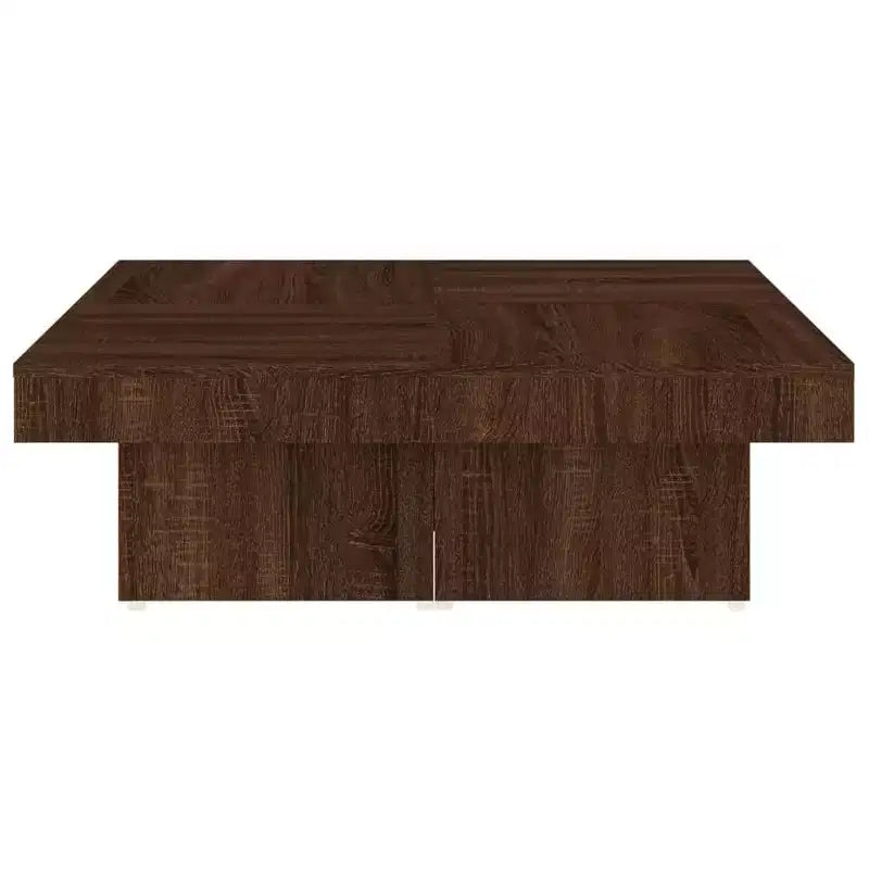 Large Modern Square Coffee Table, Engineered Wood