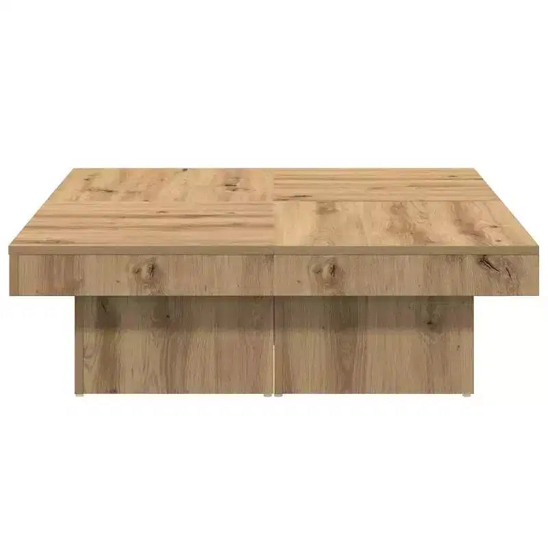 Large Modern Square Coffee Table, Engineered Wood