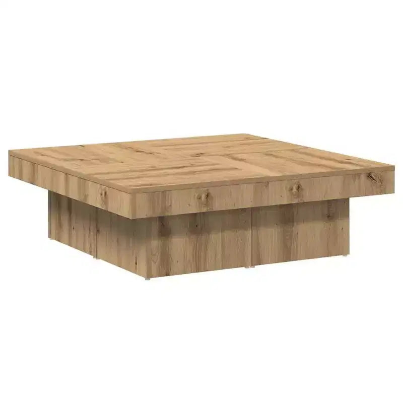 Large Modern Square Coffee Table, Engineered Wood