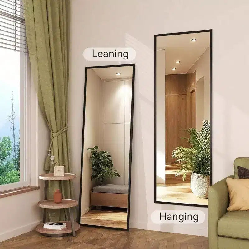 44x16 Ganzkörperspiegel für Tür. Zum Aufhängen über der Tür oder zur Wandmontage für Schlafzimmer, Wohnzimmer, Badezimmer, Studentenwohnheim