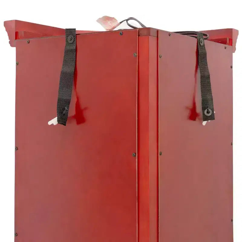 69.5" Lighted Corner Cabinet with Glass Doors and Adjustable Shelves