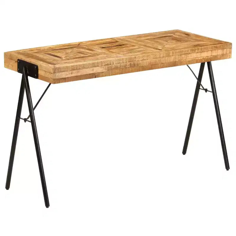Writing Table Solid Mango Wood, 46.5"x19.7"x29.5"
