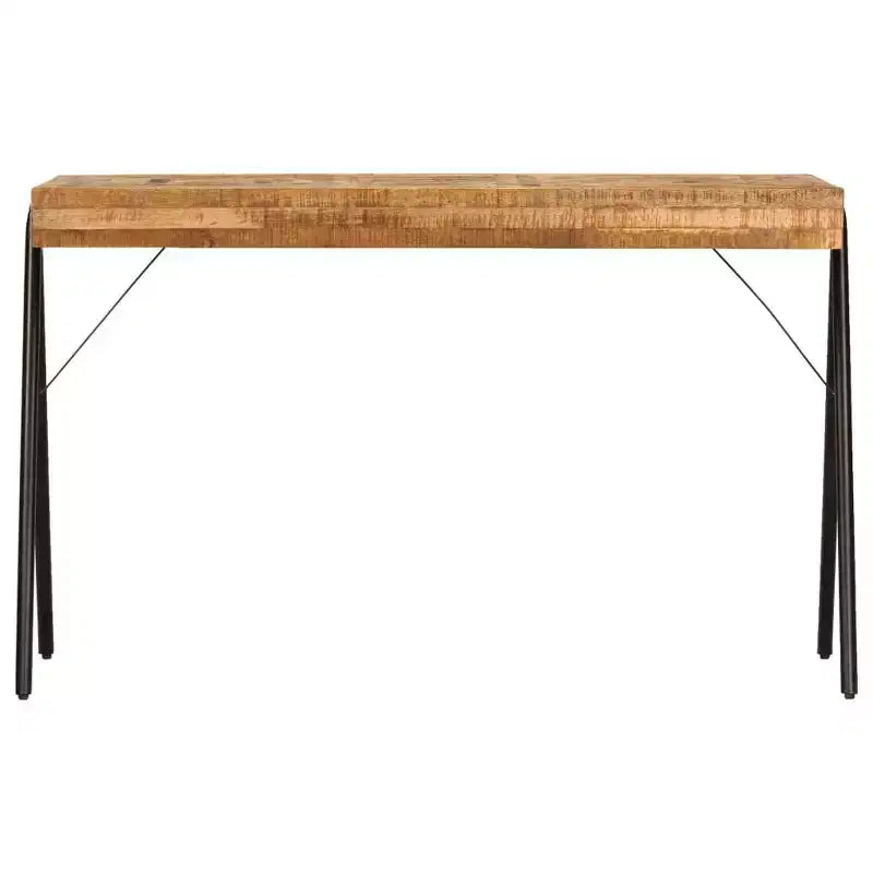 Writing Table Solid Mango Wood, 46.5"x19.7"x29.5"