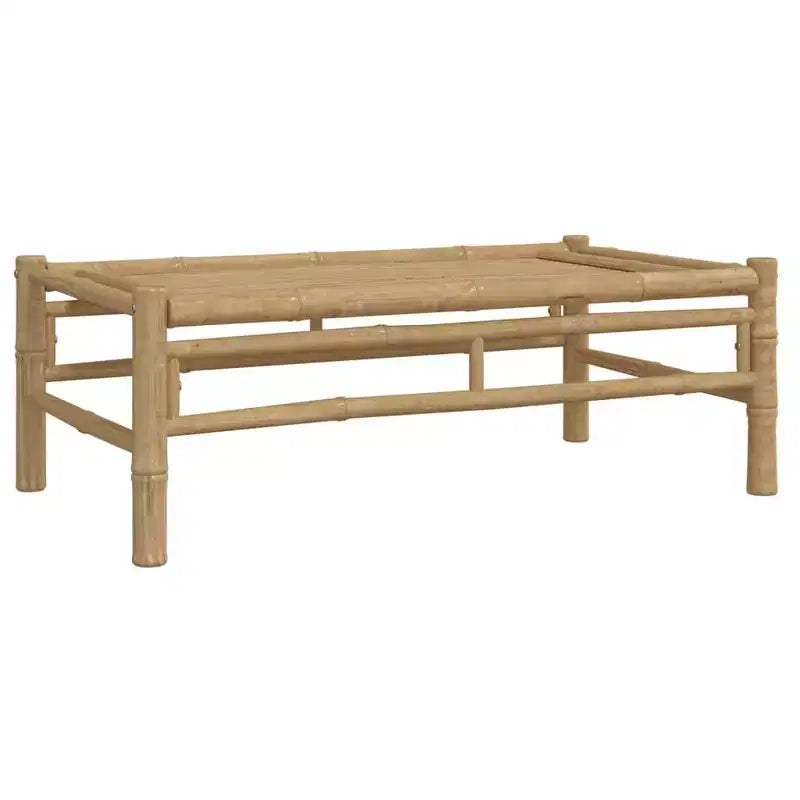 Conjunto de salón de jardín de bambú natural de vidaXL