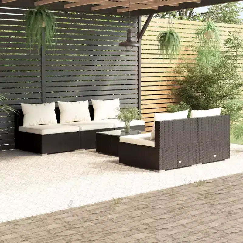vidaXL conjunto de descanso para patio