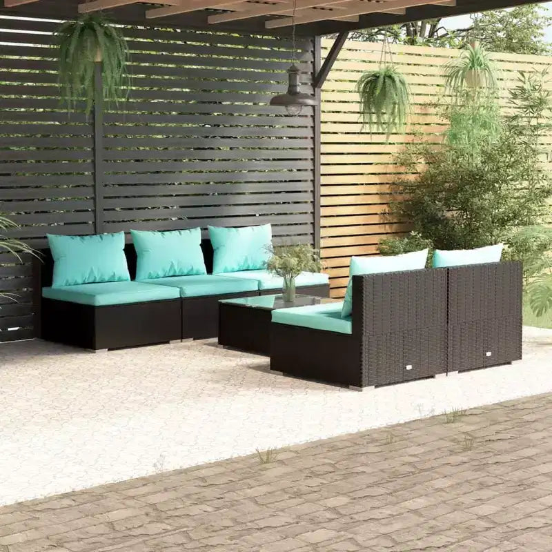 vidaXL conjunto de descanso para patio