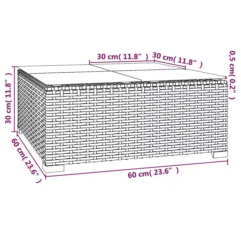 vidaXL conjunto de descanso para patio