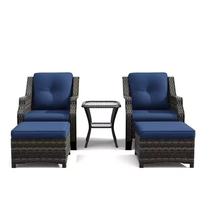 Ensemble lounge de jardin haut de gamme UPTIOT, design ergonomique et confort par tous les temps