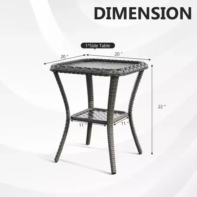 Ensemble lounge de jardin haut de gamme UPTIOT, design ergonomique et confort par tous les temps
