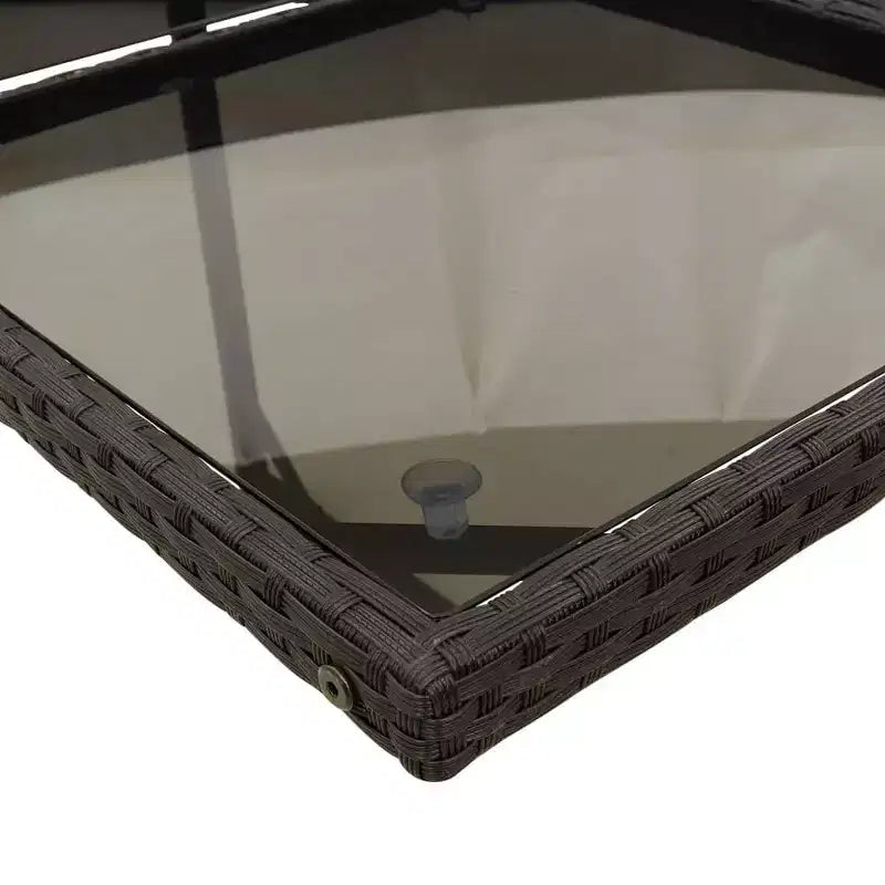 Juego de comedor de jardín vidaXL con cojines en varios colores y materiales