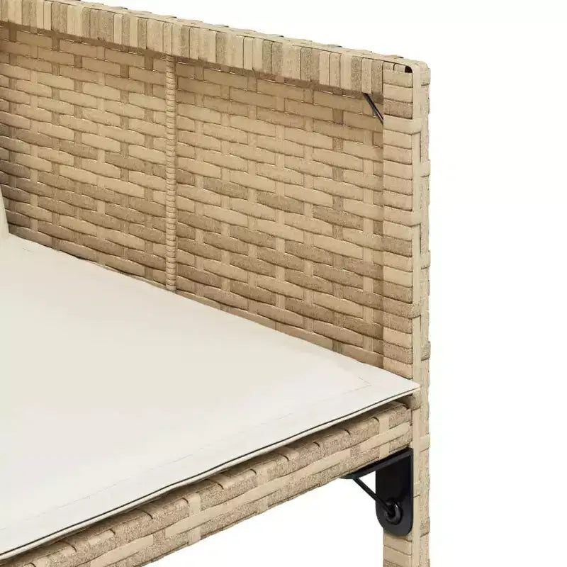 Juego de comedor de jardín vidaXL con cojines en varios colores y materiales