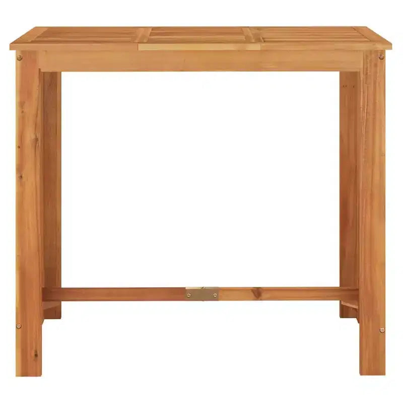 Conjunto de bar para patio vidaXL - madera maciza y poliratán en varios colores