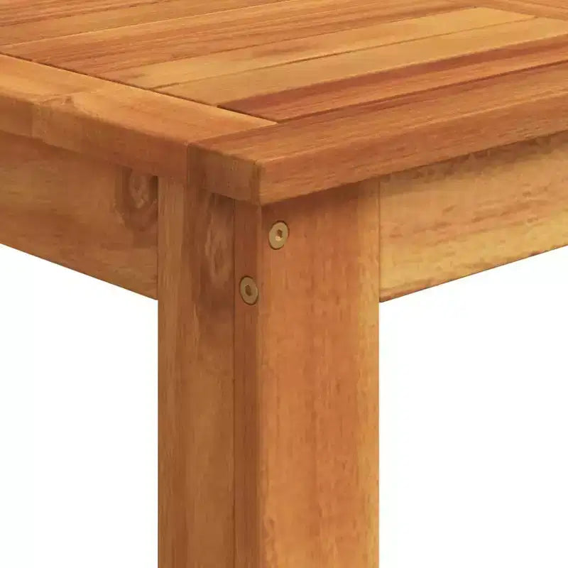 Conjunto de bar para jardín vidaXL de acacia maciza y ratán de polietileno