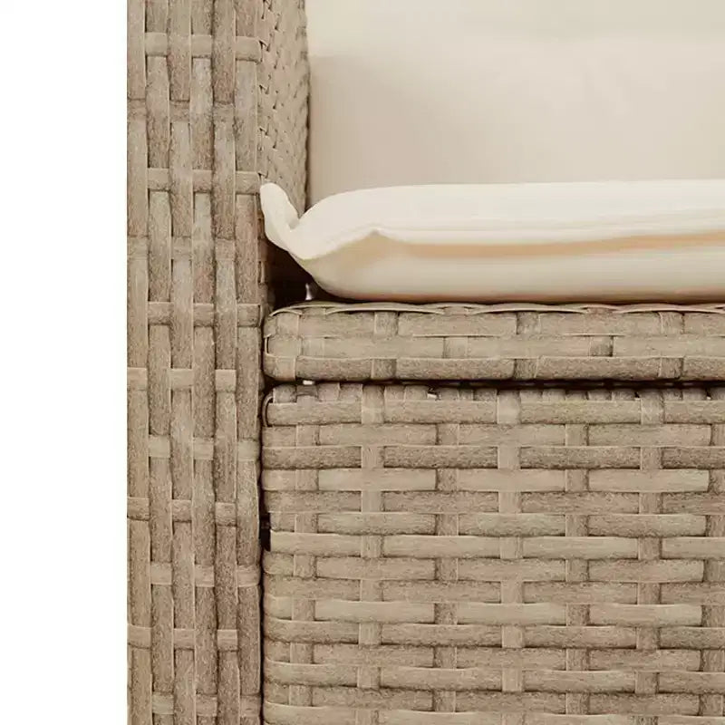 Conjunto de comedor moderno para jardín vidaXL con cojines