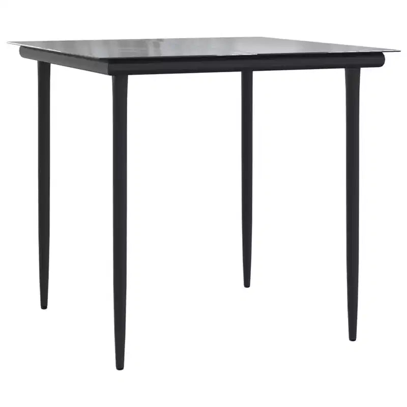 Conjunto de comedor de patio de moda vidaXL, poliratán