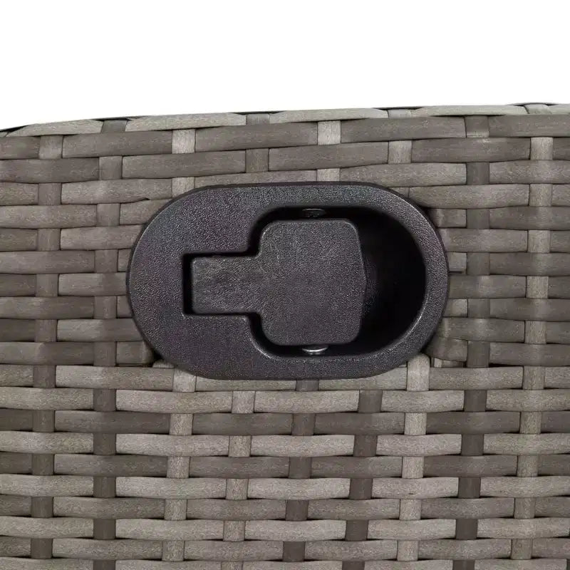 Conjunto de comedor de patio de moda vidaXL, poliratán