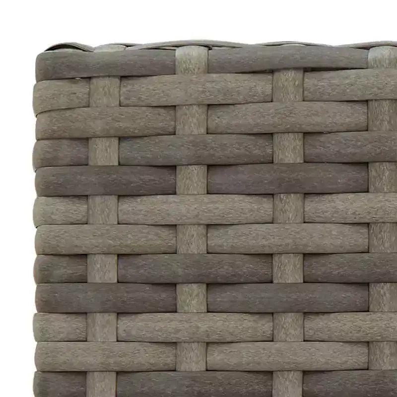 Conjunto de bar de jardín moderno vidaXL con ratán y vidrio