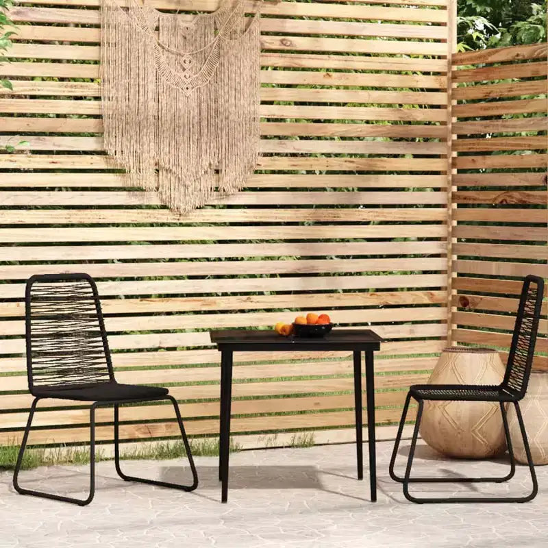 Conjunto de comedor para patio y exterior vidaXL, conjunto de mesa y sillas de jardín