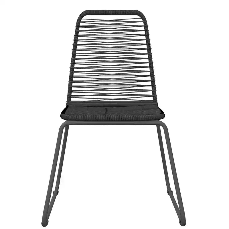 Conjunto de comedor para patio y exterior vidaXL, conjunto de mesa y sillas de jardín