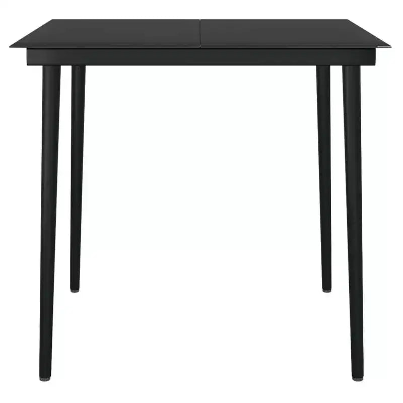 Conjunto de comedor para patio y exterior vidaXL, conjunto de mesa y sillas de jardín