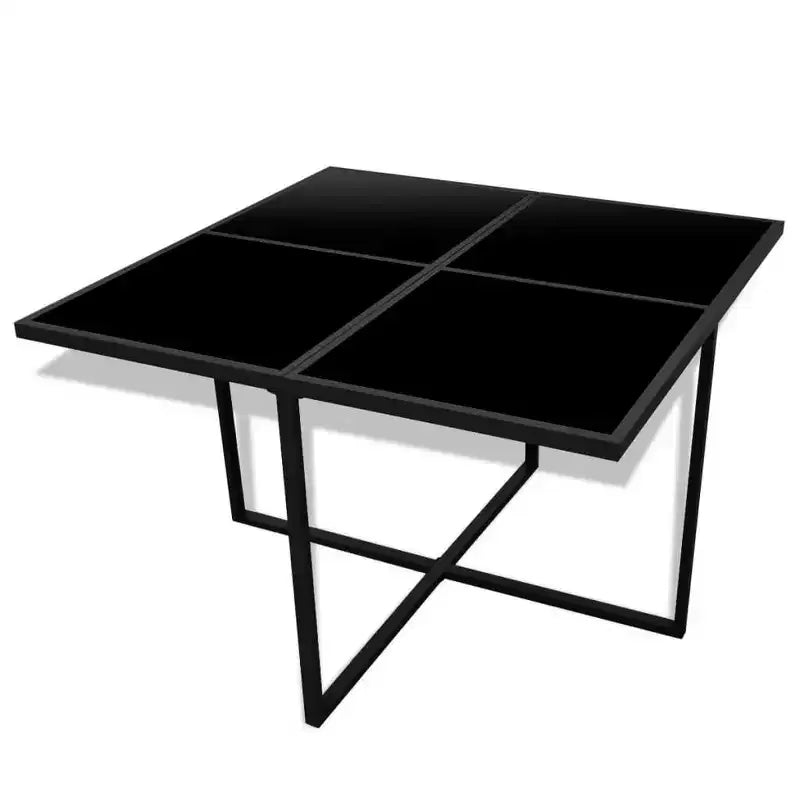 Ensemble repas de jardin vidaXL avec table et chaises d'extérieur en résine tressée