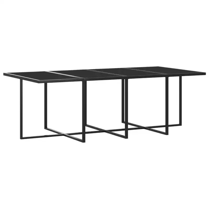 Ensemble repas de jardin vidaXL avec table et chaises d'extérieur en résine tressée