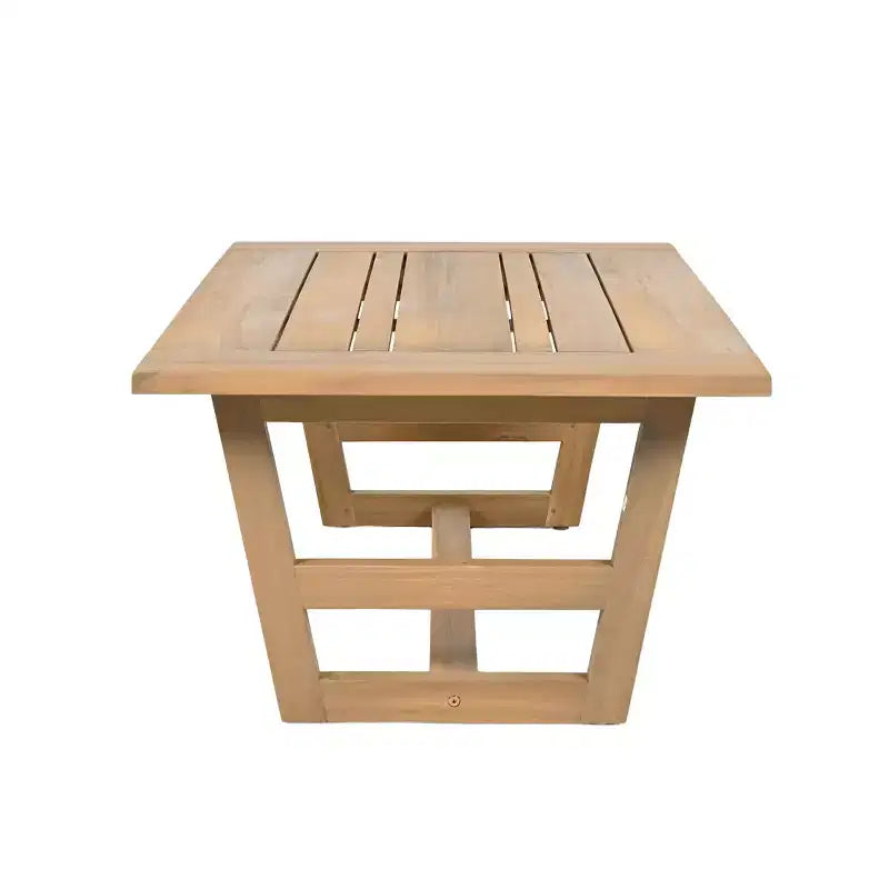 Ensemble moderne de sièges de patio Niran de Christopher Knight Home, 5 pièces, en bois d’acacia, avec dossier incurvé et coussins