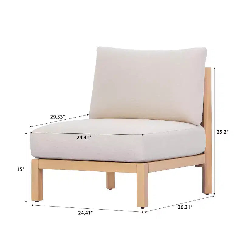 Juego moderno de asientos para patio de 4 piezas de madera de acacia Phachara de Christopher Knight Home, con diseño tejido con cuerda y cojines