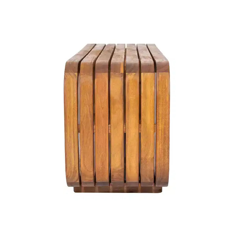 Conjunto moderno de asientos para patio de aluminio Christopher Knight Home Melow, de 5 piezas, con mesas de centro de madera de acacia