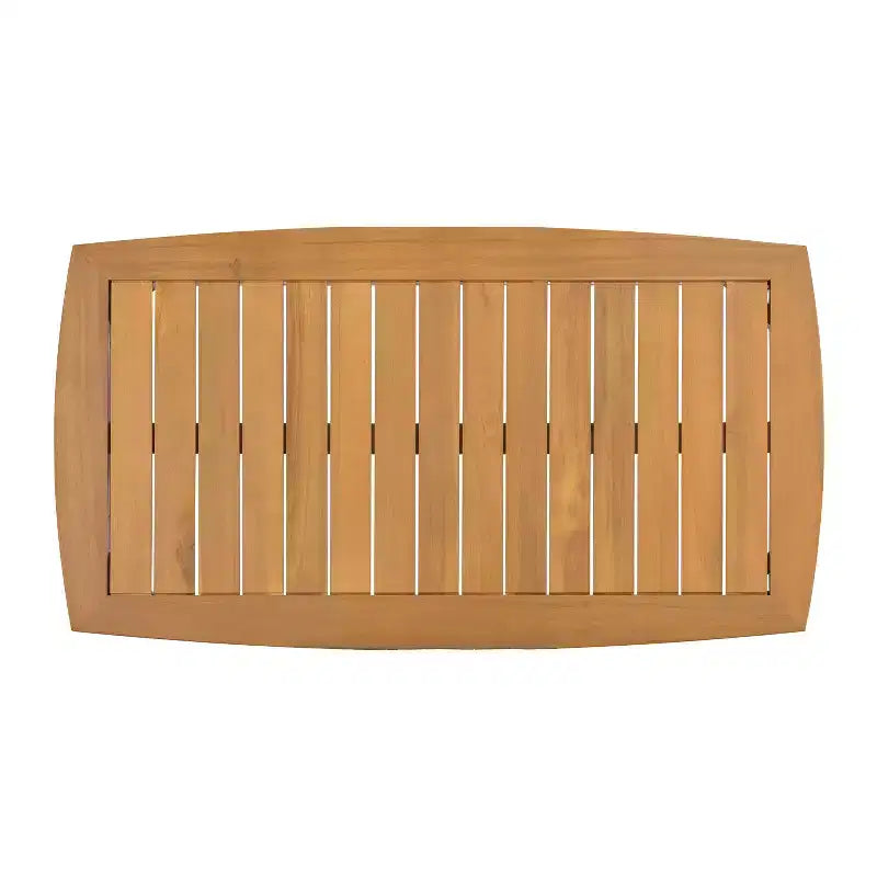 Christopher Knight Home Elvis Patio Modern Acacia Wood 4-Piece Seating Set with Woven Rope Panels and Cushioned