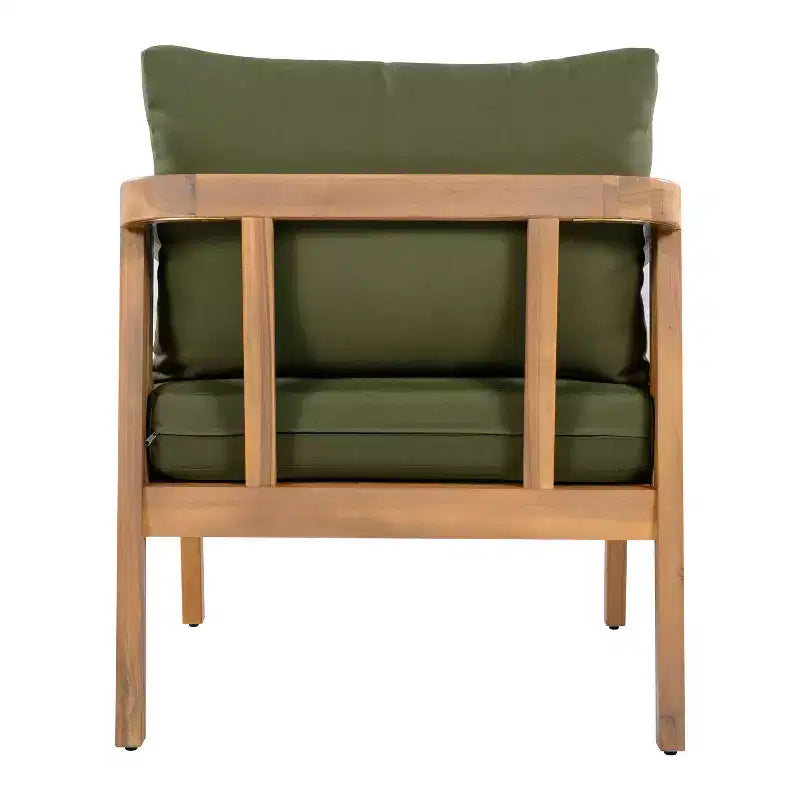 Juego de asientos moderno de acacia de 5 piezas Christopher Knight Home Sunny, con mesa rectangular de listones y 7 asientos