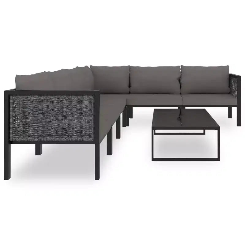 Conjunto de salón de jardín vidaXL, antracita