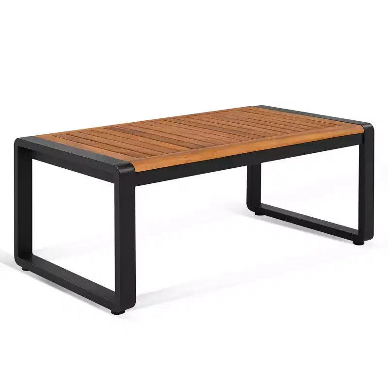 Conjunto de conversación para patio exterior Polibi de 4 piezas con cojines extraíbles