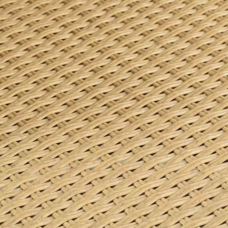 Ensemble de conversation d’extérieur ModernLuxe 3 pièces en osier, ensemble de salon de patio, fauteuils en rotin PE avec coussins et table en verre trempé