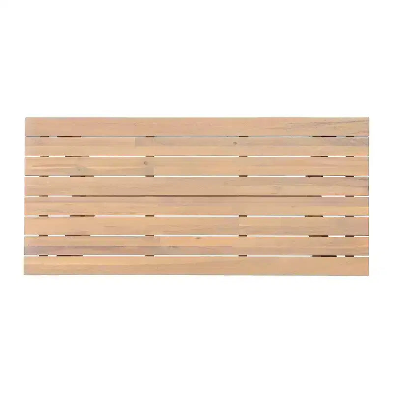 Conjunto de asientos para patio de 4 piezas Christopher Knight Home Susan, estilo rústico, de madera de acacia y ratán, con mesa con listones