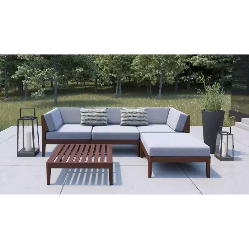 Conjunto de asientos para patio Summerlyn de 4 piezas - Linon