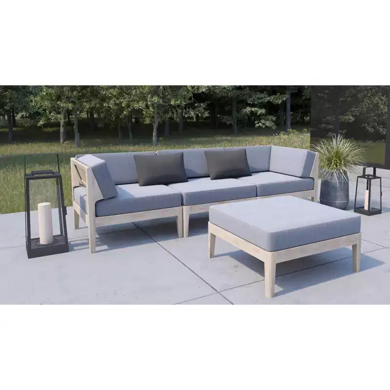 Conjunto de asientos para patio Summerlyn de 4 piezas - Linon