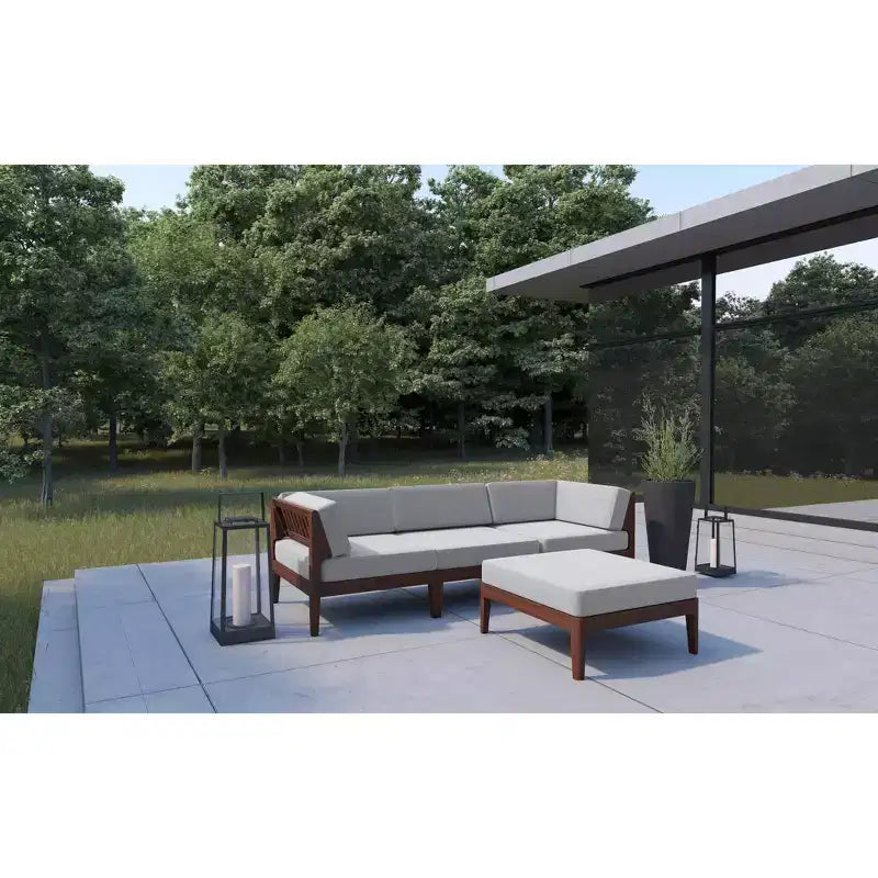 Conjunto de asientos para patio Summerlyn de 4 piezas - Linon