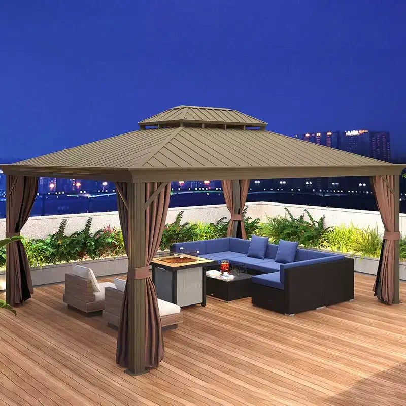 Conjunto de muebles para patio exterior de 7 piezas Outsunny, con mimbre de ratán moderno, perfecto para jardín, terraza y patio trasero