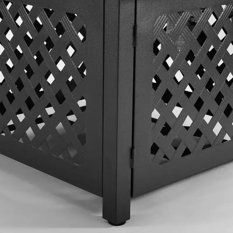 Conjunto de conversación exterior de mimbre de 5 piezas Bradenton con mesa con fogón - Crosley